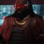 Cyberpunk 2077 Dexter DeShawn Orange Leather Vest - Image 2