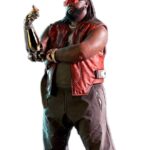 Cyberpunk 2077 Dexter DeShawn Orange Leather Vest - Image 1