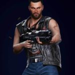 Cyberpunk 2077 V Nomad Black Leather Vest - Image 2
