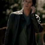 Damon Salvatore Vampire Diaries Leather Jacket - Image 3