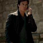 Damon-Salvatore-Vampire-Diaries-Leather Jacket-USA