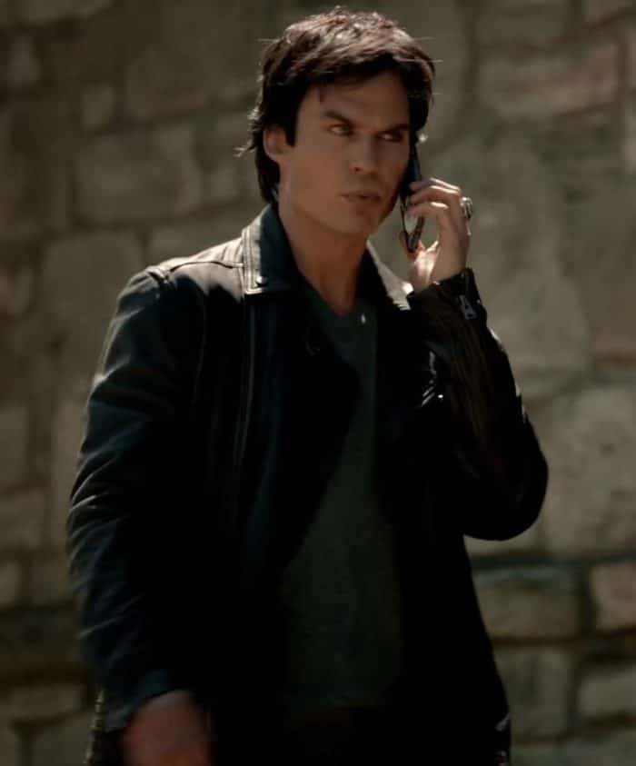 Damon-Salvatore-Vampire-Diaries-Leather Jacket-USA