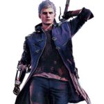 Devil May Cry 5 Blue Nero Coat with Hood - Image 2