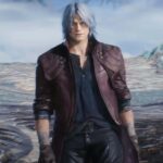 Devil May Cry 5 Son of Sparda Brown Dante Leather Coat - Image 2
