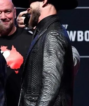 Donald Cerrone Python Leather Jacket - Image 3