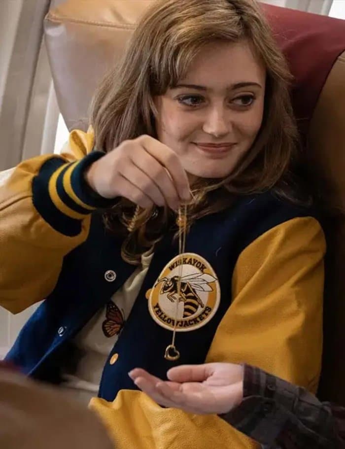 Ella Purnell Jackie Taylor Yellowjackets Varsity Jacket