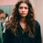 Euphoria Zendaya Rue Bennett Blue Peels Jacket