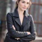 Fast and Furious Gal Gadot Black Leather Jacket - Image 1