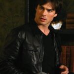 Ian-Somerhalder-Damon-Salvatore-Vampire-Diaries-Leather Jacket