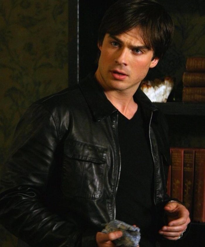Ian-Somerhalder-Damon-Salvatore-Vampire-Diaries-Leather Jacket