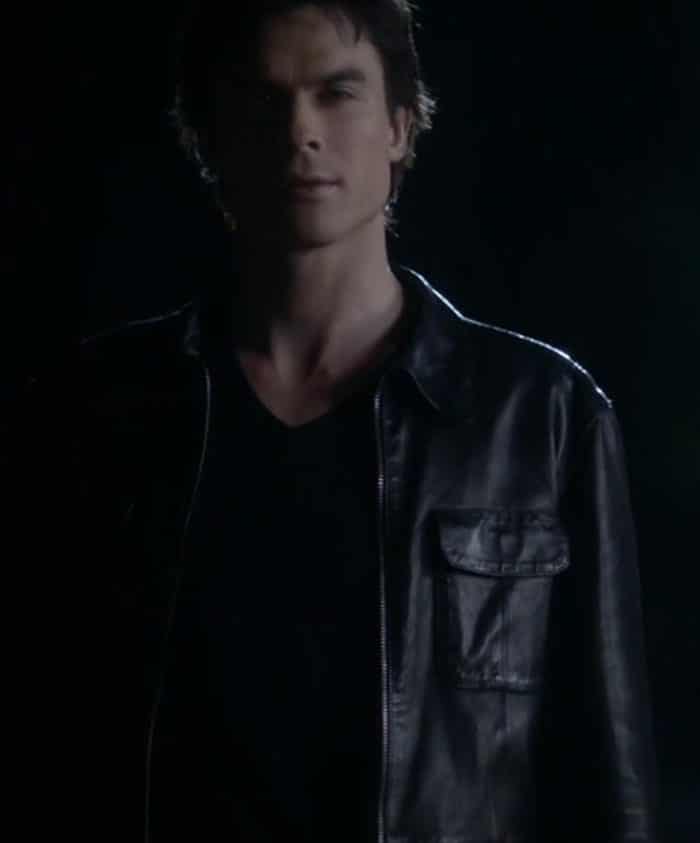 Ian-Somerhalder-Damon-Salvatore-Vampire-Diaries-Leather Jacket-Men