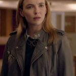 Killing Eve Jodie Comer Grey Leather Jacket - Image 2