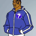 Mike Tyson Blue Fleece Hoodie - Image 2