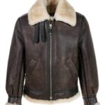 Resident Evil 4 Remake Leon Kennedy Bomber Leather Jacket - Image 2