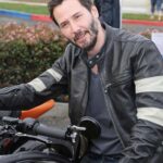 Keanu Reeves Black Motorcycle Leather Jacket - Image 3