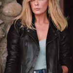 Yellowstone Beth Dutton Women Black Biker Jacket