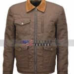 Yellowstone John Dutton Brown Cotton Jacket