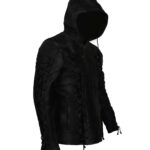 Stephen Amell Oliver Queen Arrow Leather Jacket with Hoodie - Image 6