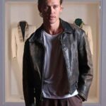 Austin Butler Black Distressed Leather Jacket