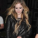 Black-Quilted-Biker-Avril-Lavigne-Leather-Jacket