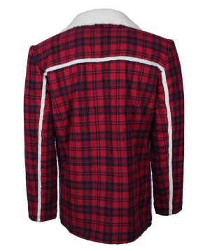 Deadpool Ryan Reynolds Shearling Fur Jacket Coat - Image 3