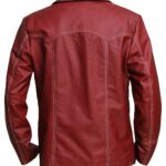 FC Brad Pitt Tyler Durden Leather Coat Jacket - Image 3