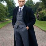  Finn Cole Black Wool Peaky Blinders Michael Gray Coat