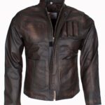 Harrison Ford Han Solo Leather Jacket - Image 3