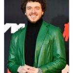 Jack-Harlow-Blazer-Green-Mens-Leather-Jacket-Sale-UK-USA
