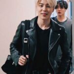 Jimin-BTS-Black-Biker-Leather-Jacket
