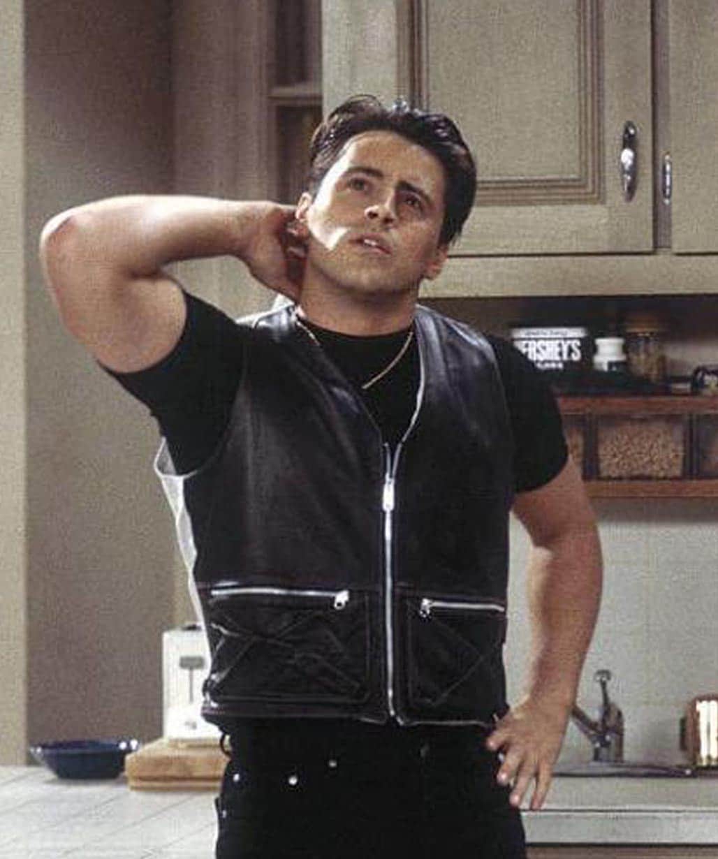 Joey-Tribbiani-Matt-LeBlanc-Leather-Vest
