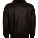 Jumanji 2 Nick Jonas Brown Leather Jacket - Image 6