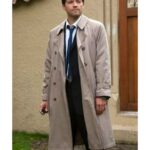 Misha Collins Supernatural Castiel Light Brown Trench Coat
