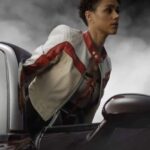Nathalie Emmanuel Fast X 2023 Ramsey White Leather Jacket