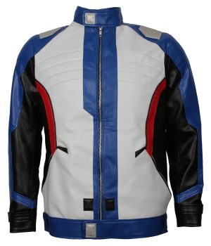 Overwatch 76 Soldier Leather Jacket - Image 2