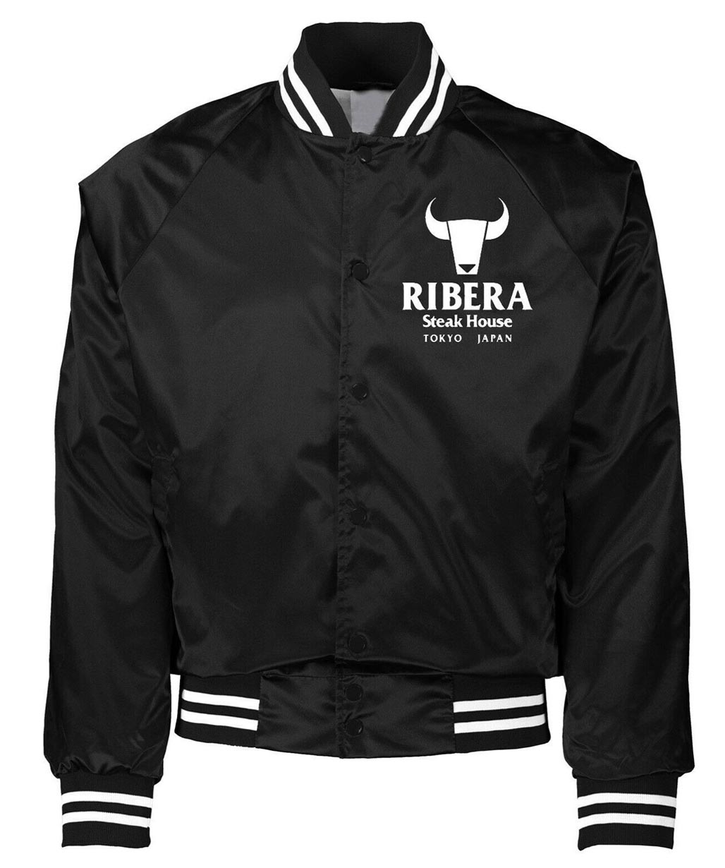 Ribera-Steakhouse-Tokyo-Japan-Bomber-Jacket-Black-Sale