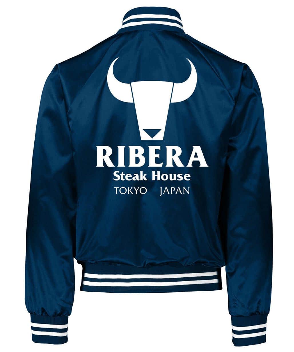 Ribera-Steakhouse-Tokyo-Japan-Bomber-Jacket-Blue-Sale