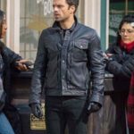 Sebastian Stan The Falcon and the Winter Soldier Black Jacket