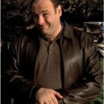 The Sopranos Tony Soprano Black Leather Jacket