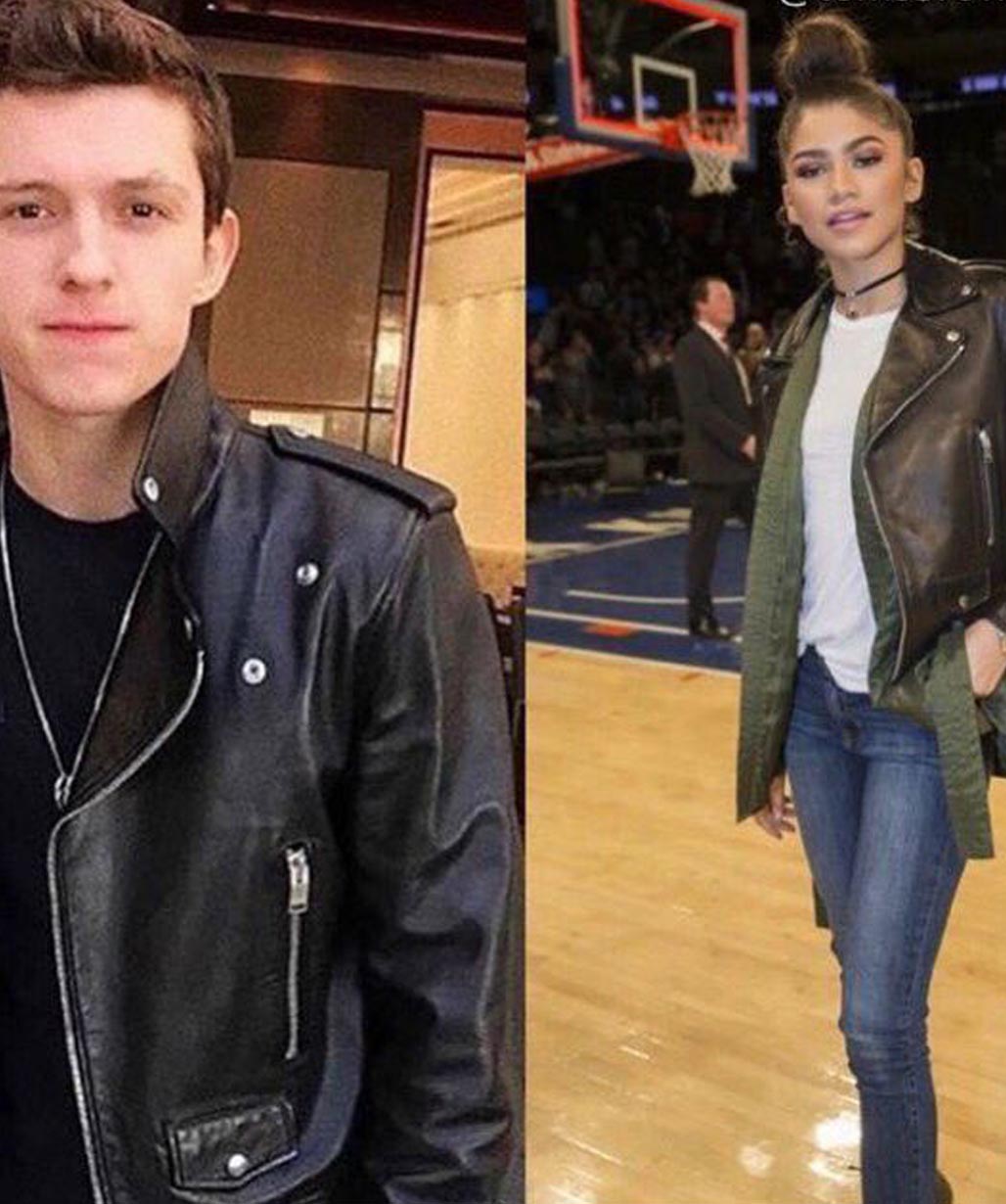 Tom Holland and Zendaya Couple Leather Jacket - Couple Jacket