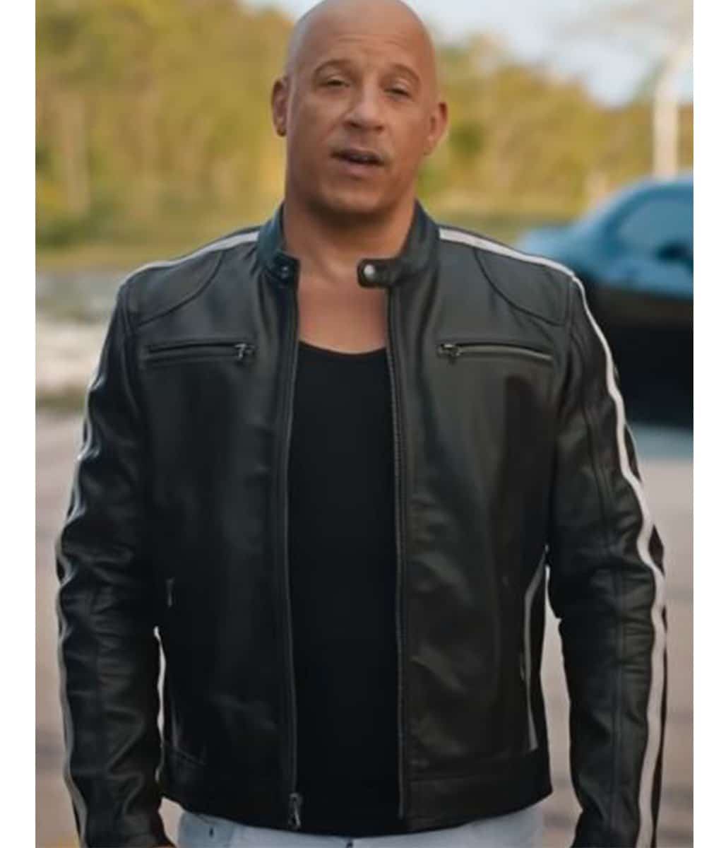 Dominic Toretto Biker Leather Jacket - Vin Diesel Outfit