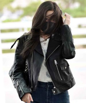 Women-Black-Motorcycle-Jisoo-Leather-Jacket