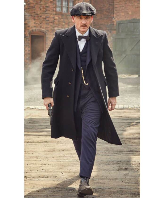 Wool Peaky Blinders Paul Anderson Trench Arthur Shelby Coat