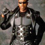 Blade Wesley Snipes Leather Black Trench Coat - Image 3