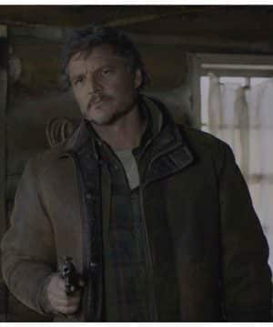 The Last Of Us Joel Miller Suede Winter Leather Jacket - Image 3