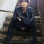Jungkook Black Men Fashion Leather Jacket - Image 2