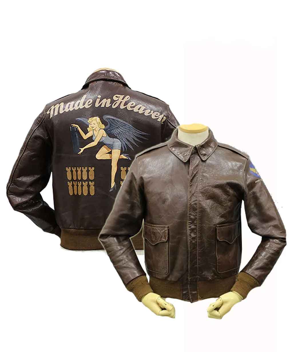 Made in Heaven Chris Redfield Air Force Flight Jacket Brown