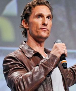 Matthew Mcconaughey Interstellar Brown Leather Jacket - Image 2