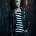 tom-felton-black-biker-leather-jacket