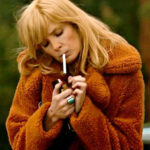 Yellowstone Beth Dutton Orange Fur Coat